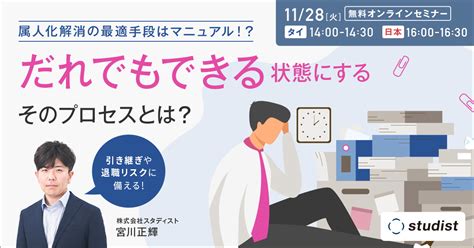 属人化解消の最適手段はマニュアル！？ ”だれでもできる”状態にするそのプロセスとは？ Teachme Biz