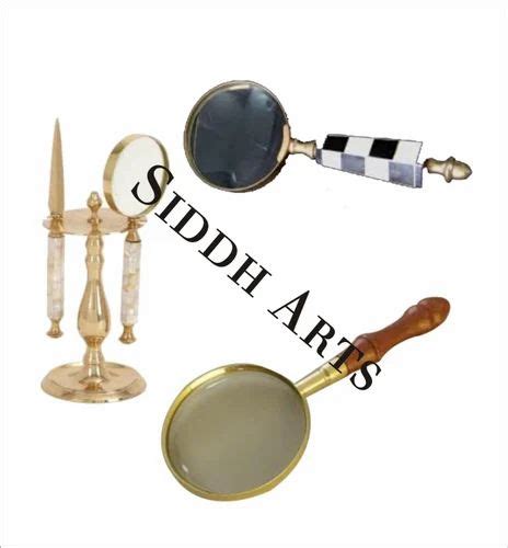 Golden Color Magnify Glass Size Diameter 4 At Rs 1000 In Jaipur