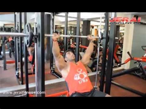 INCLINE AND FLAT BENCH PRESS BY SANGRAM CHOUGULE ON JERAI FITNESS