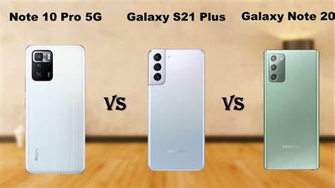 Redmi Note 10 Pro 5g Vs Samsung Galaxy S21 Plus Vs Samsung Galaxy Note 20 Iphone Wired