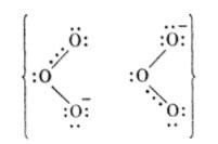 inorganic chemistry - What is the Lewis structure of Ozonide ion ...