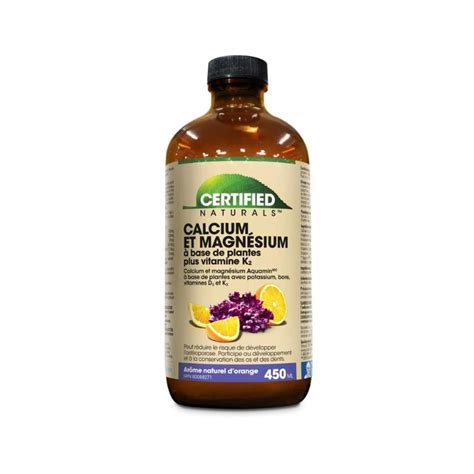 Calcium MagnÉsium Orange 450ml La Manne