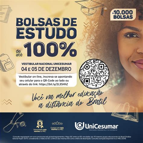 Ead Unicesumar Oferece Mais De Mil Bolsas De Estudo Em Vestibular