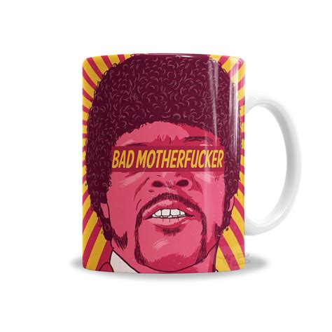 Tazas Pulp Fiction Bad Mother Fucker Chiva Calenchu Tienda