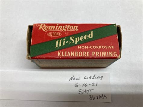 Remington Hi Speed Kleanbore 22 Shot Head Stamp Hi U Speed 22 LR