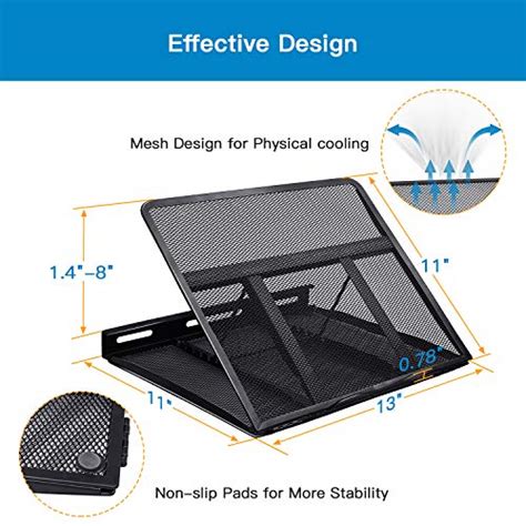 Huanuo Adjustable Laptop Stand Riser For Desk Fits Up To Inch