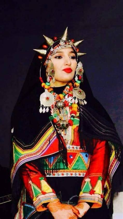 Amazigh Woman From Morocco Berber Women Traditional Dresses World