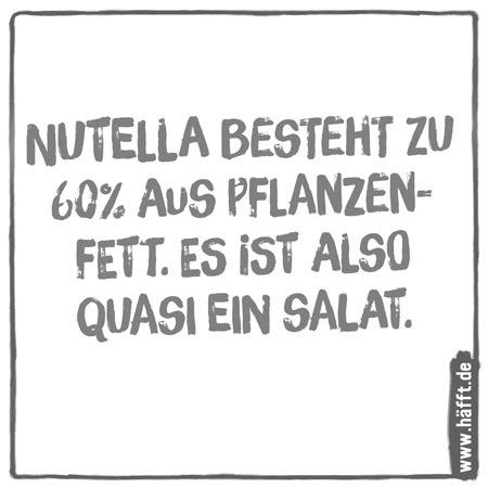 6 Sprüche zum Welt Nutella Tag Häfft de