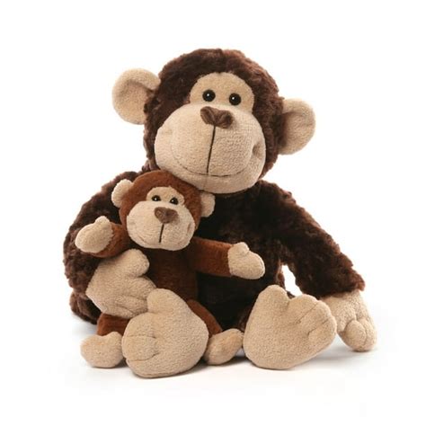 Gund Monkey And Baby Plush