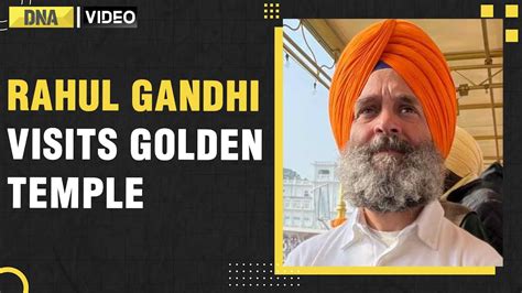 Bharat Jodo Yatra Rahul Gandhi Visits Golden Temple Before Starting Punjab Leg Of Yatra Youtube