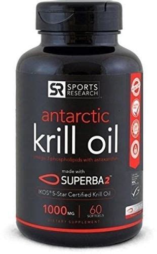 سعر ومواصفات Sports Research Antarctic Krill Oil Double Strength