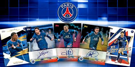 2021 22 Topps Paris St Germain Soccer Team Set