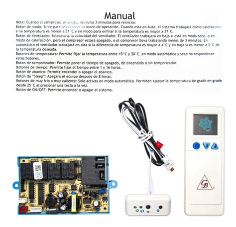 Tarjeta Universal Minisplit Clima Ventana Mirage Lg Pzas