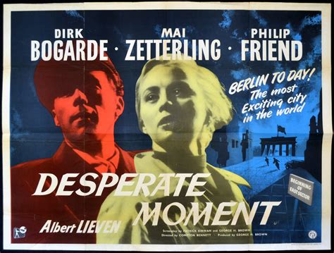 Desperate Moment British Eric Pulford Quad Poster