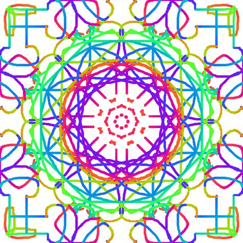 Printable Coloring Pictures: Kaleidoscope Patterns