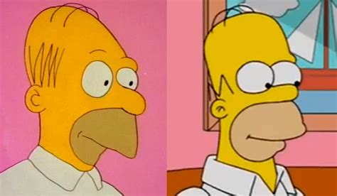 Los Simpson Así han cambiado 20 personajes de animación desde el