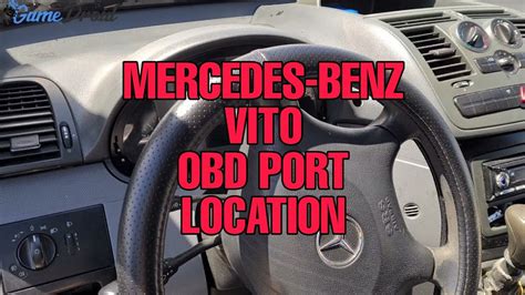 Mercedes Benz Vito Obd Diagnostic Port Location Youtube