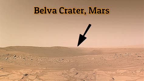 NASA S Perseverance Rover Sees Belva Crater From The Front As It Is