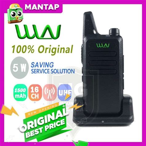 Promo Wln Winlan Ht Walkie Talkie Kd C1 Uhf Full Set Single Dekstop