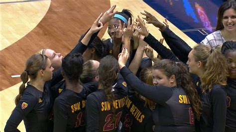 Recap Arizona State Womens Volleyball Beats Cal For First Conference