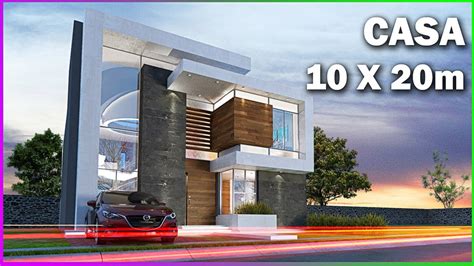 PROYECTO RESIDENCIA 10 X 20 m 4 Recamaras, 2 Pisos Home Tour - YouTube