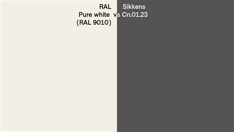 Ral Pure White Ral Vs Sikkens Cn Side By Side Comparison