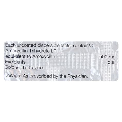 Megamox Dt 500mg Tablet 10s Buy Medicines Online At Best Price From