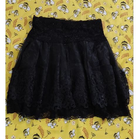 Jual Rok Hitam Black Skirts Shopee Indonesia