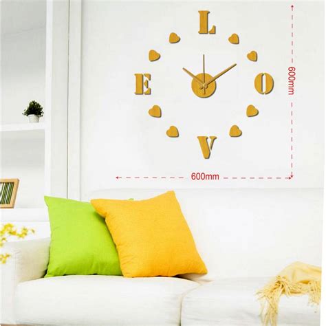 Vinilo Decorativo Reloj Amor Naturdecor