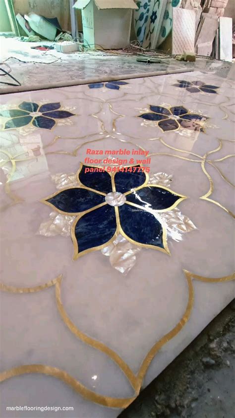 Raza Marble Inlay Floor Design Wall Panel 9414147775 In 2024 Marble