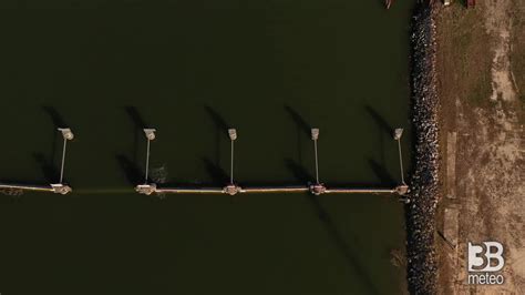 Cronaca meteo video siccità Nord la barriera antisale sull Adige le