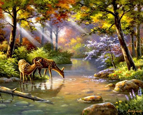 Beautiful Painting Of Nature At Explore Collection