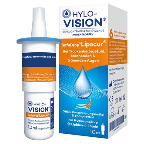 Hylo Vision Safedrop Lipocur Augentropfen Milliliter Medpex