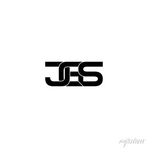 Jgs Letter Original Monogram Logo Design Posters For The Wall • Posters