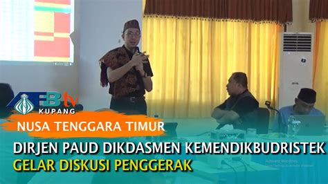 Dirjen Paud Dikdasmen Kemendikbudristek Gelar Diskusi Penggerak Youtube