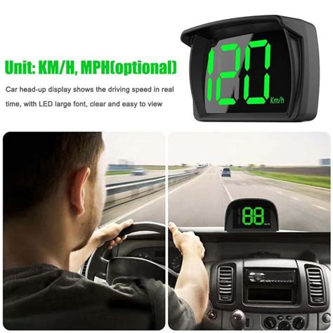 Compteur de vitesse numérique GPS pour voiture grand affichage de