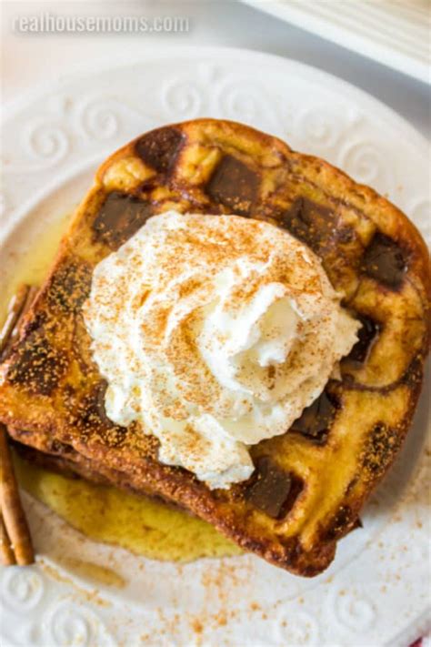 Cinnamon French Toast Waffles Real Housemoms