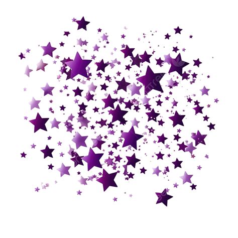 Violet Star Confetti Purple Stars Sparkle Decoration Cutout Png File, Violet, Purple, Pink PNG ...