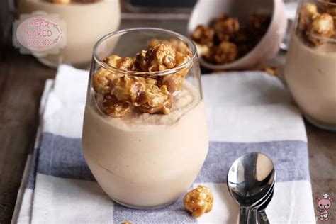 Salted Caramel Mousse With Caramel Popcorn Bear Naked Food