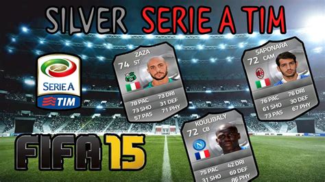 Fifa Squad Builder Silver Serie A Serie A Argento Youtube