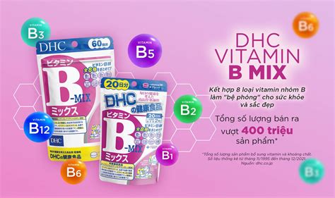 Viên Uống Bổ Sung Vitamin B Tổng Hợp DHC B Mix 60 Viên