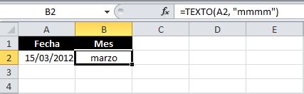 La función MES en Excel Excel Total