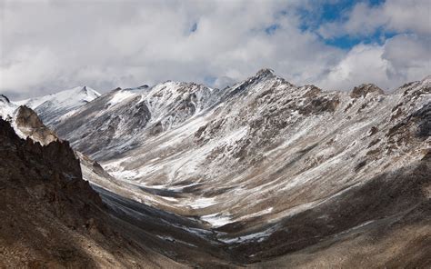 Wallpaper Landscape Mountains Nature Snow Winter Valley