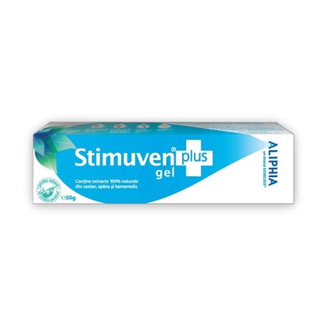 Stimuven Plus Gel Aliphia Pentru Varice 60 G Exhelios Farmacia