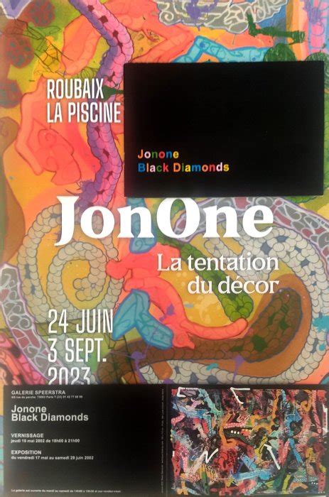 Jonone 1963 La tentation du décor et black diamonds Catawiki