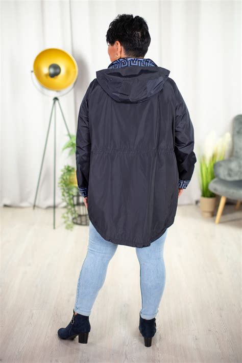 Kurtka Parka NESSA Granat Plus Size 44 52 Butiknaplus Pl