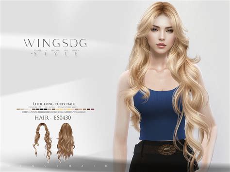 Sims 3 Long Wavy Hair