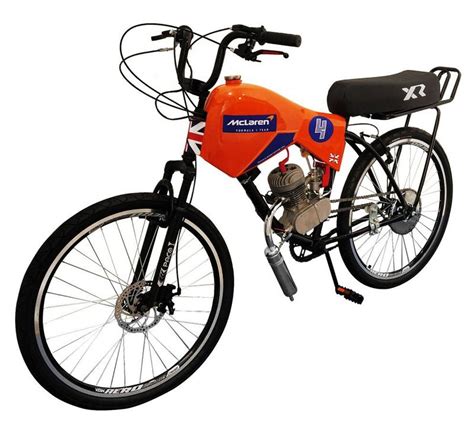 Bicicleta Motorizada 100cc Coroa 52 Série Fórmula 1 Rocket