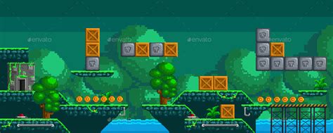 Pixel Game Tileset By Keenarstudio Graphicriver