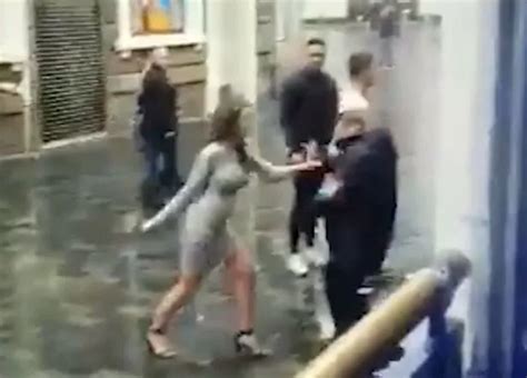 Shocking Video Shows Moment Woman Is Punched In The Face By Bouncer On